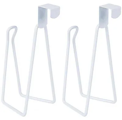 Produktbild von Toilettenpapierhalter ohne Bohren Metall, WC Rollenhalter zum Einhängen für Bad, Küche & Wohnmobil, platzsparend