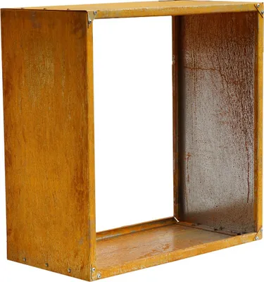 Produktbild von HEAT Outdoor Living Dokka Holzkörbe - Kaminholzregal - Rostfarbe - Stahl - 40x80x80 cm
