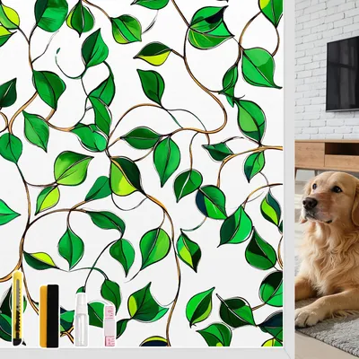 Productafbeelding van Raamfolie - Statische privacyfolie met melkglaslook - Lichtdoorlatende privacyfolie voor glasoppervlakken - 30x200 cm