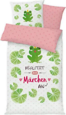 Produktbild von Sheepworld - 46175 Geschenkewelt - Bettwäsche-Garnitur Frosch