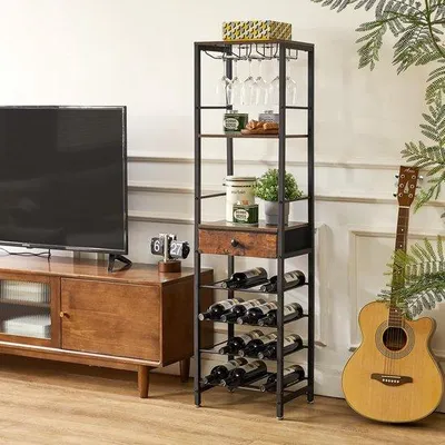 Produktbild von Moderner Weinregal - Moderne Design - Fassenzahl 10 - Holz