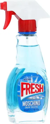 Produktbild von Moschino Fresh Couture, Frauen, 50 ml, Nicht nachfüllbare Flasche, Bergamotte, Mandarine, Canangabaum, Duftblüten, Pfingstrose, Himbeere, Ambrox, Patschuli, Holz