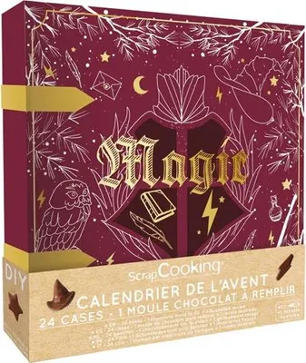 Image de Calendrier Avent Sorcier Magie De Noël à Personnaliser - Scrapcooking