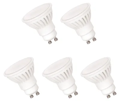 Produktbild von Spectrum GU10 LED Spot Lampe 10W 930lm 6000K Kaltweiß 230V 5 Stück