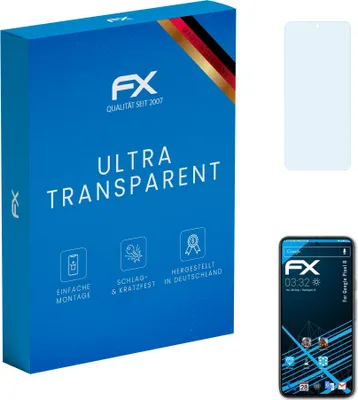 Produktbild von atFoliX FX-Clear 3x Schutzfolie kompatibel mit Google Pixel 8 Displayschutzfolie