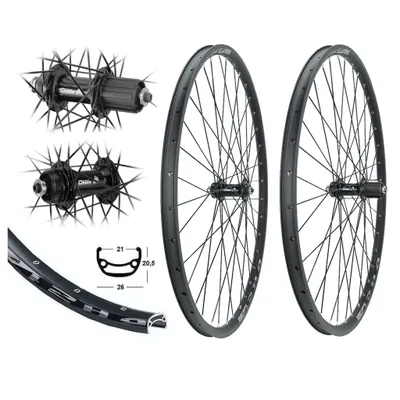 Produktbild von LAUFRADSATZ 28" / 29" Disc MTB 8/9/10 fach Hohlkammer Centerlock Nabe