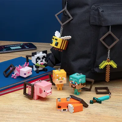 Produktbild von Minecraft Buddies Rucksackzubehör, Sortiment