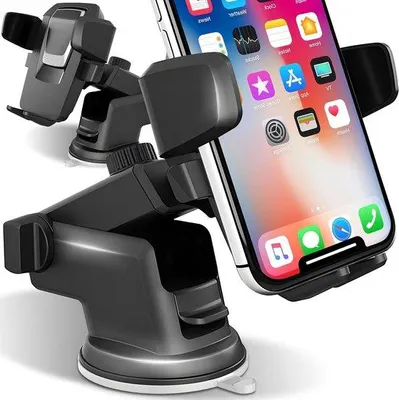 Produktbild von Universaler Smartphone-Halter Schwarz 360° Drehung