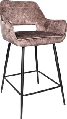 Produktbild von PTMD - Fal Barhocker - Braun - 60x54x95cm