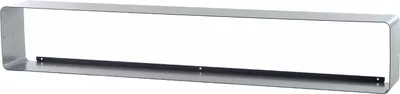 Produktbild von DESIGN DVD WANDREGAL CUBE L | 120cm Metall Retro Regal für ca. 110DVDs | Farbe: silber