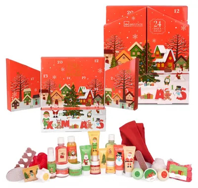 Imagen del producto de IDC Institute - Calendario de Adviento Navideño con Cosméticos: 24 días de cuidado corporal