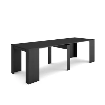 Immagine prodotto di S III Consolle allungabile, 262x90x77cm, Per 12 persone,  Tavolo da pranzo, Nero