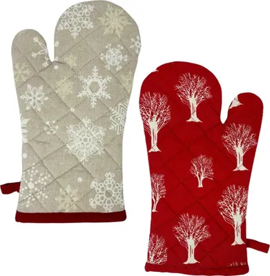 Immagine prodotto di HOME ELEMENTS Presina da cucina con magnete 18*32 cm, rosso Natale