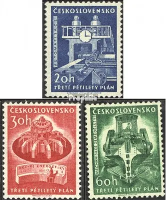 Produktbild von Briefmarken Tschechoslowakei 1961 Mi 1241-1243 (kompl.Ausg.) postfrisch Fünfjahresplan