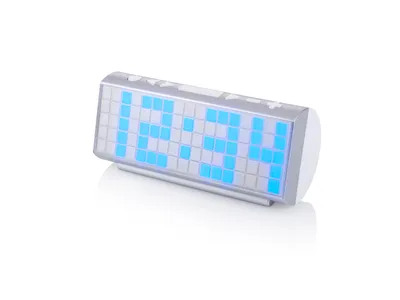 Produktbild von AudioSonic Uhrenradio, Uhr, Digital, FM, LCD, 5,08 cm (2"), Blau