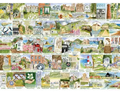 Produktbild von Gibsons National Trust: Landmarks & Landscapes, 1000 Stück(e)