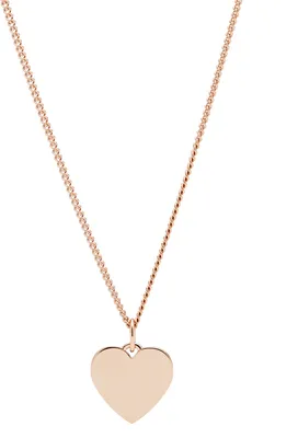 Produktbild von Fossil JF03021791 Damen Collier Herz Edelstahl Rose 51 cm
