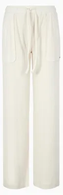 Immagine prodotto di Pantaloni da donna Emporio Armani, caldi, a coste, vestibilità comoda, colore bianco, taglia L, bianco