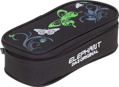 Produktbild von Mäppchen Box Large Elephant Hero Signature Federtasche Federmäppchen pencil case Butterfly Grün 12675