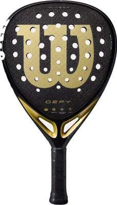 Produktbild von Wilson Defy V1 Padelschläger - Schwarz / Gold  | Größe: ONE SIZE