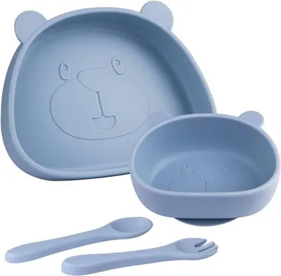 Produktbild von Famanu Babybord mit Saugnapf - Antirutsch, Silikon, BPA-frei, 4 Stück