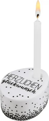 Produktbild von Wunschkerze "Herzlichen Glückwunsch"