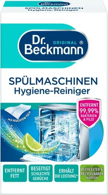 Obrázek produktu pro Dr. Beckmann, hygienický čistič myčky nádobí, 75 g (VÝROBEK Z NĚMECKA)