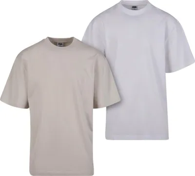 Immagine prodotto di Urban Classics TB006A | Tall Tee 2-Pack T-Shirt Uomo - Colore: cloud+white - Taglia: L