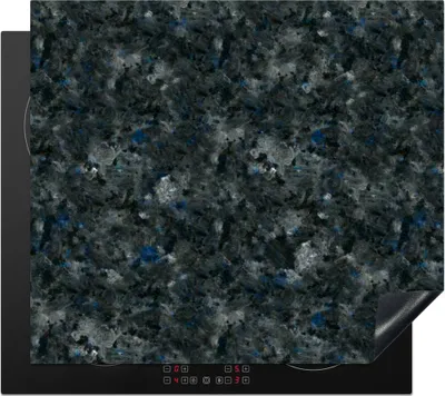 Produktbild von KitchenYeah© Herdabdeckplatte Marmor - Granit - Muster , 58x51cm, Küche Deko, Glaskeramikkochfeld Herdabdeckung, Abdeckplatte fùr Kochfeld