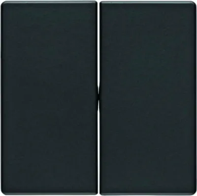 Image de Berker Q.x, interrupteur à bascule, anthracite, velours, 1 pièce.