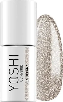 Produktbild von Yoshi | Hybrid-Nagellack - 152 La Befana - Hybrid-Gellack - Hybridlack - UV LED - 6ml - Profi Qualität - Silber