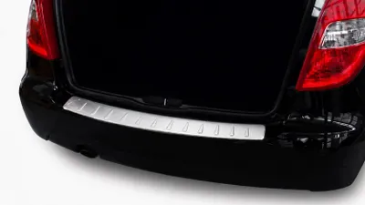 Image de Protection du seuil de chargement en acier inoxydable mat pour MERCEDES A-KLASSE W169 | 06.2008-2012 MOPF