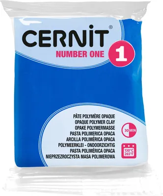 Zdjęcie produktu dla Cernit Polymer Clay N°1 Glinka polimerowa Blue 56 g