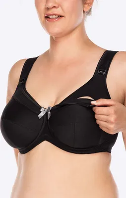 Produktbild von Ulla | Lilly Still-BH Schwarz - Schwarz / 90G | Shapewear & Mieder