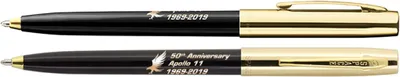 Produktbild von Fisher Space Pen Cap O Matic schwarz m Clip, Sonderausgabe APOLLLO 11