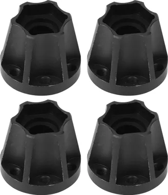 Immagine prodotto di 4pcs RC auto ruota esagonale mozzi adattatore nero passare