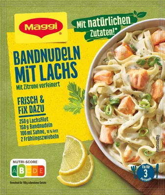 Immagine prodotto di Tagliatelle Maggi fix&frisch con salmone
