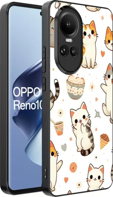 Obrázek produktu pro Smartphonica Pouzdro na telefon Vhodné pro Oppo Reno 10 / 10 Pro s potiskem kočky - TPU zadní kryt pouzdra kočičí design