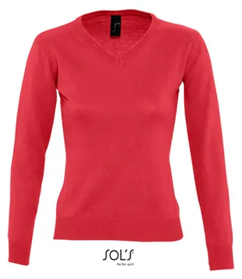 Image de SOLs 90010 | Womens V Neck Sweater Galaxy - Couleur : Navy - Taille : L