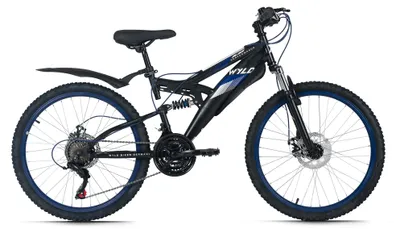 Produktbild von WYLD Mountainbike Fully 24'' Bliss schwarz 18 Gänge RH 38 cm WYLD 332K, 333K, 334K, 335K