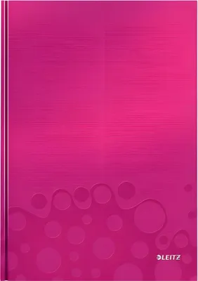 Produktbild von Leitz WOW, Pink, A4, 80 Blätter, 80 g/m², Kariertes Papier, Hardcover