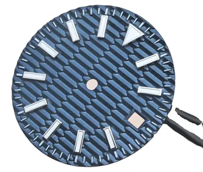 Image de Cadran d'horloge, design élégant, matériaux durables, cadran bleu