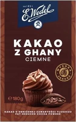 Zdjęcie produktu dla E. Wedel Kakao ciemne z Ghany 80g