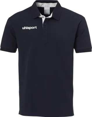 Produktbild von uhlsport Essential Prime Poloshirt schwarz/weiss S
