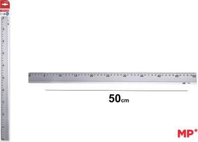 Obrázok produktu pre Hliníkové pravítko MP, 50 cm