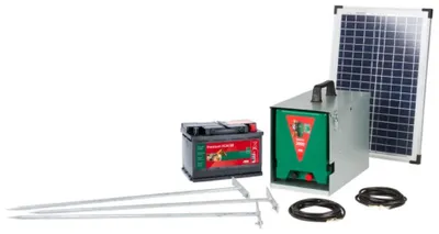 Image de AKO Savanne 3000 Starterset 12 V, Mit 88 Ah Akku, Komplettset, mit Solarmodul