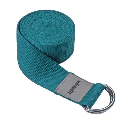 Zdjęcie produktu dla Pas do jogi VirtuFit premium - 250 cm - oceaniczna zieleń