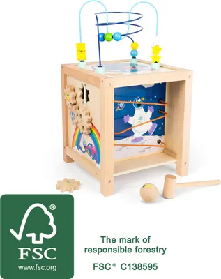 Image de Small Foot Design 10974 Sesamstrasse Cube de motricité