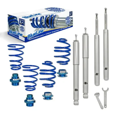 Produktbild von BlueLine Gewindefahrwerk passend für passend für3er Touring (E30) 316, 316i, 318i, 320i, 323i, 325i und 324D / TD Baujahr 1988 - 03.1995