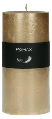 Produktbild von Pomax Candle Kerze aus Paraffinwachs, Champagner, Ø 7 x H 14 cm